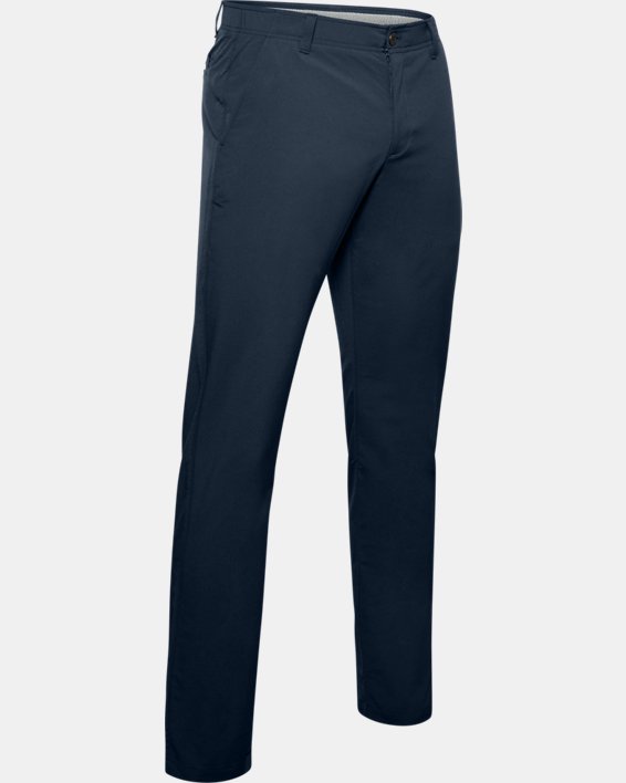 Men's UA Match Play Tapered Pants in Blue image number 4